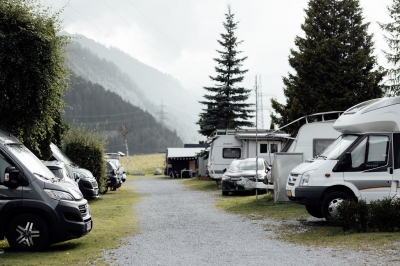 Bild: small family run campsite at the arlberg