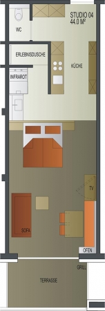 Bild: Grundriss Studio 4